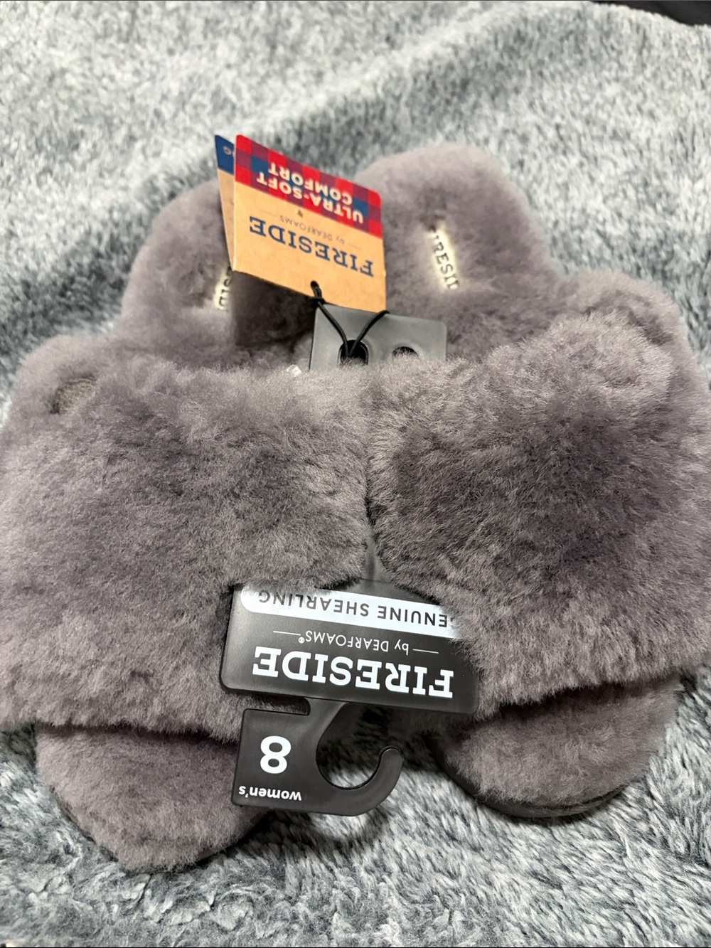 Indoor/outdoor sherling slippers